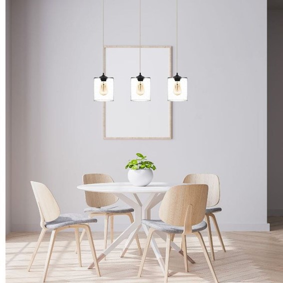 Lampa Wisząca ORVELLA 1S Czarny