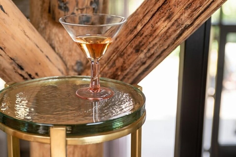 Stolik Kawowy AUBREY Złoty