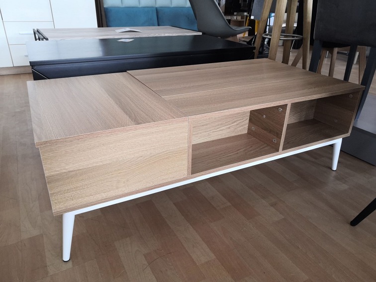 Ława ARRAS Dąb/Biały