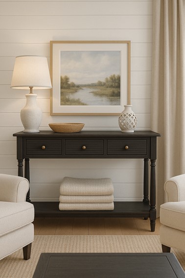 Konsola LIVORNO LIV080-B Czarny