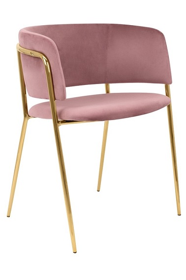 Krzesło Delta 54x58x76 Różowy