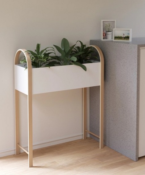 UMBRA organizer BELLWOOD biały naturalny