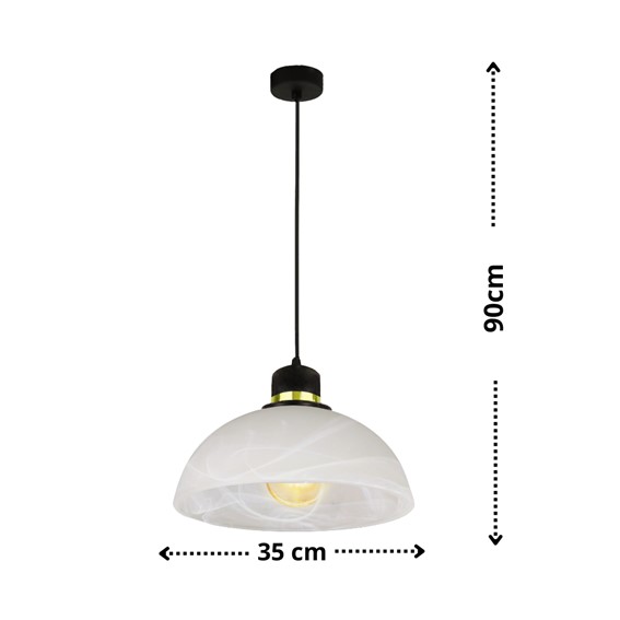 Lampa Wisząca MERCURE A Biały