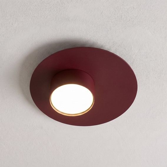 Lampa Sufitowa BOLX 1 Burgundowy