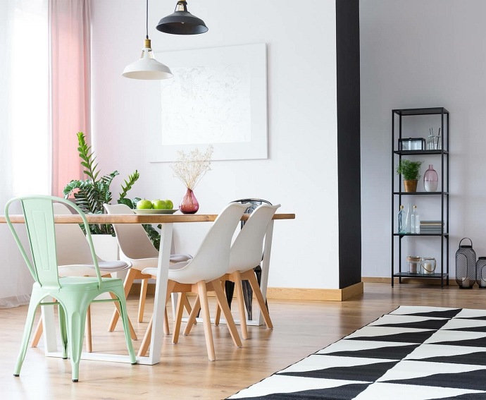 Krzesło PARIS Inspirowane Tolix Zielony