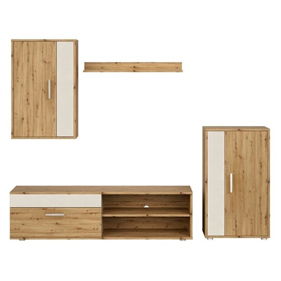 Zestaw Mebli BENSON Dąb Artisan/Kaszmir