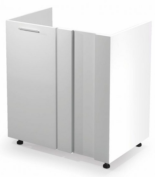 VENTO DN-100/82 szafka dolna narożna biały