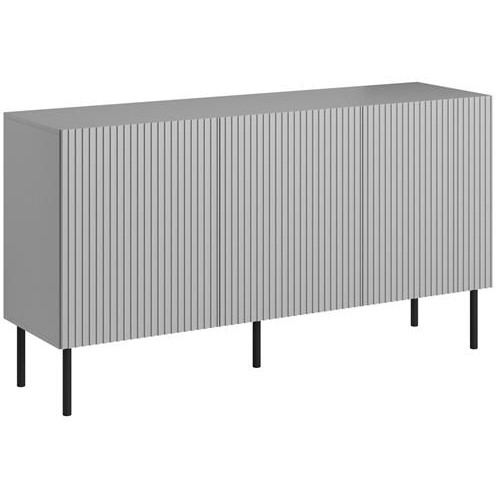 Komoda ASENSIO KM1 Czarny/Jasny Popiel