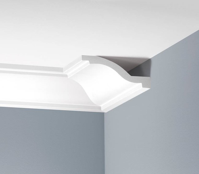 Listwa Gzymsowa Gładka LGG-10 240 cm Biały