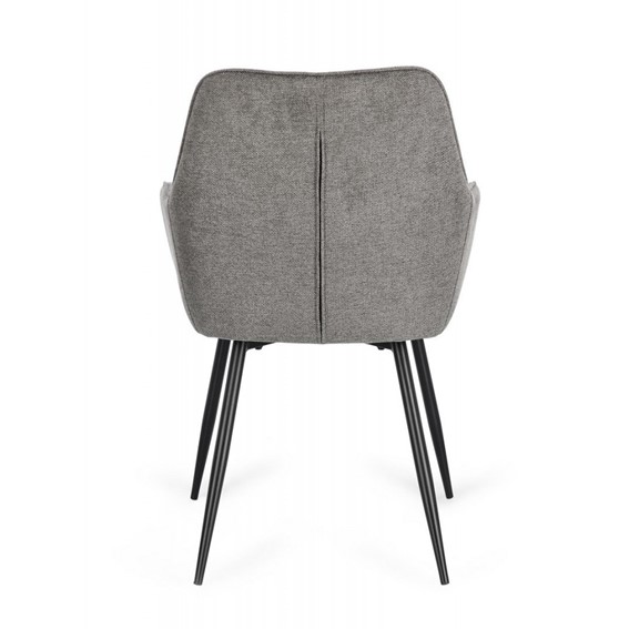 Krzesło CORA ARM Czarny/Szary