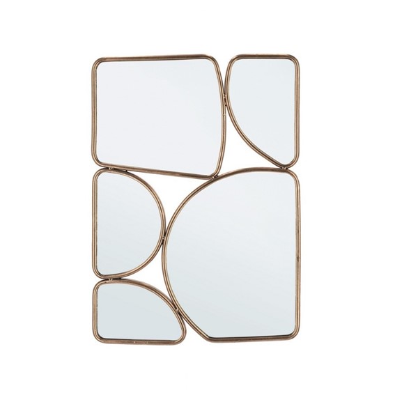 Lustro Ścienne HANIMA 50,5x70,5 cm Złoty