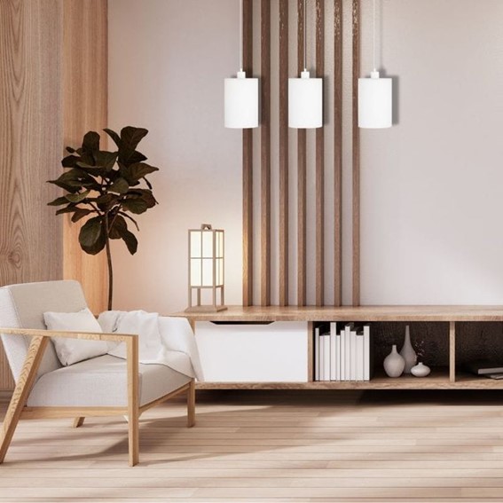 Lampa Wisząca SATINNA 1M Biały