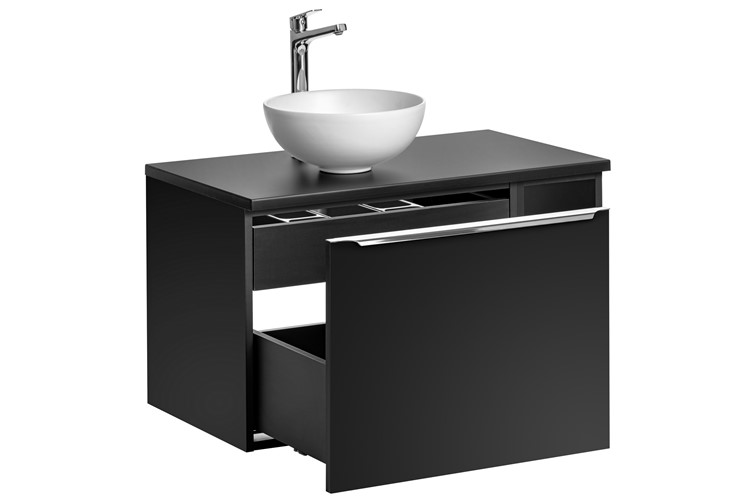 Zestaw Mebli Łazienkowych SFBL B UN.DOMI MW 80cm Czarny