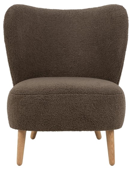 Fotel ELMONT Brązowy