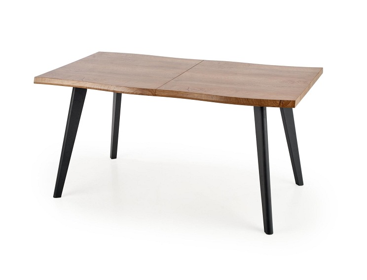 Stół Rozkładany DICKSON (150-210)x90 naturalny/czarny