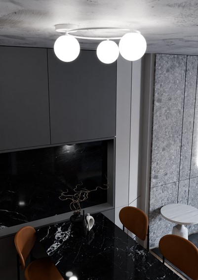 Lampa Sufitowa SOPRA 3 Biały/Opal