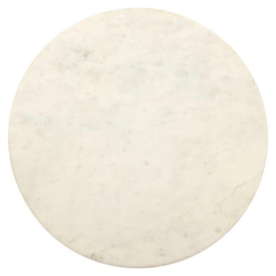 Stolik BARBARA Fi41cm Biały