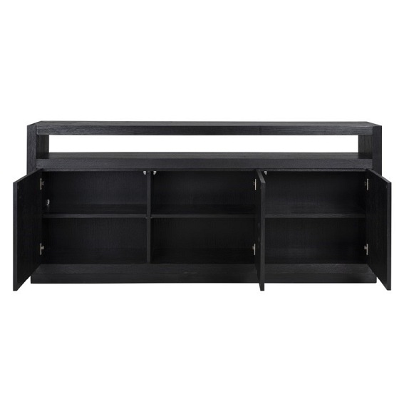 Komoda OAKURA 3-drzwiowa Czarna