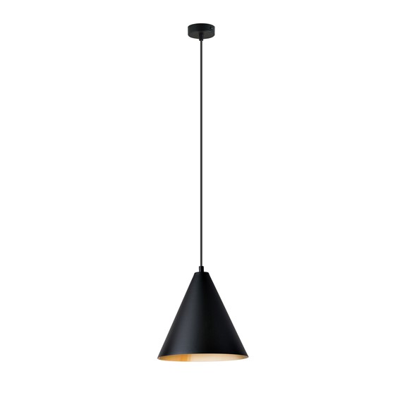 Lampa Wisząca REBEL 1 Czarny/Złoty
