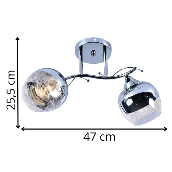 Żyrandol OLMI 2 Chrom