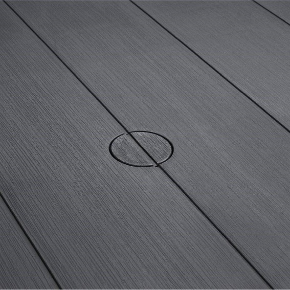 Podwójny Stół Ogrodowy Julie 295x90 Czarny