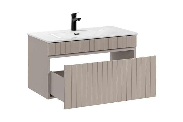 Zestaw ICC SKY 80cm (Szafka + Umywalka) Kaszmirowy