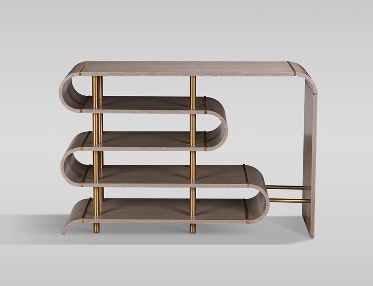 Konsola STILIG ST962 Szary/Złoty