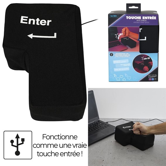 Klawisz Enter Antystresowy Czarny