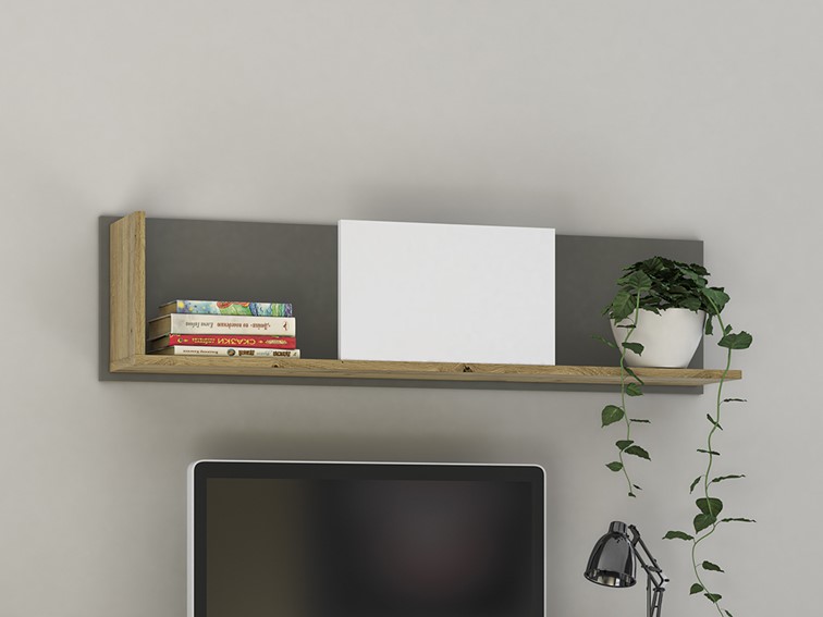 Półka FINI 10 Dąb Artisan/Biały