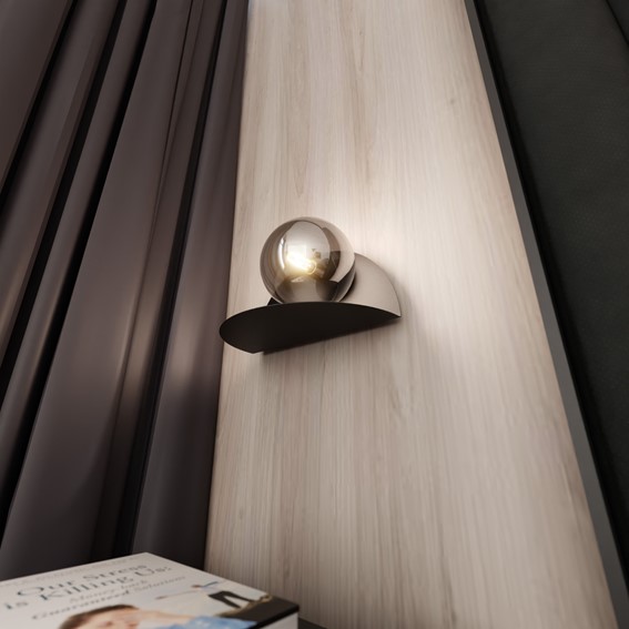 Kinkiet FORM 8 Czarny