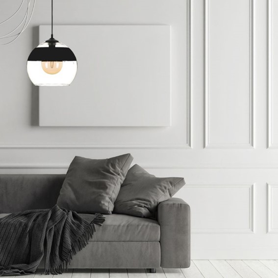 Lampa Wisząca SUNNIA 1L Czarny