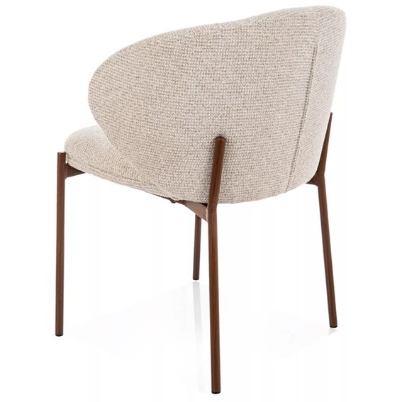 Krzesło KIOTO D Jasny Beż/Orzech