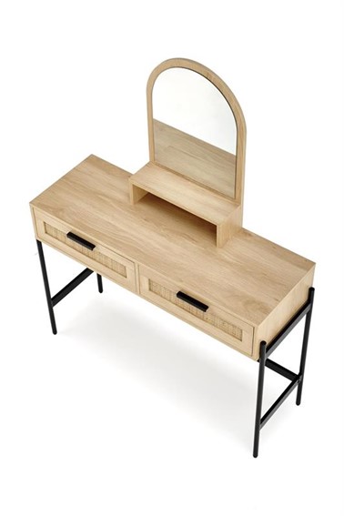 Toaletka CARMEN Czarny/Naturalny