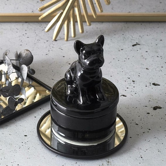 Podstawka Lustrzana Okrągła Czarny