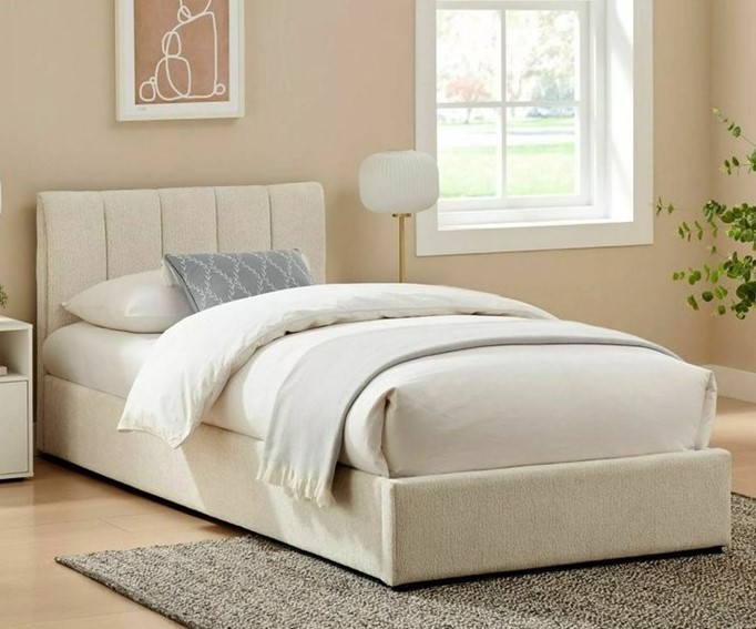 Łóżko MONTREAL Raven 90x200cm Jasny Beżowy