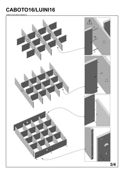 LUINI 16 regał dąb sonoma