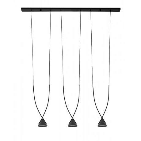 Lampa Wisząca ATLAS 3 Czarny