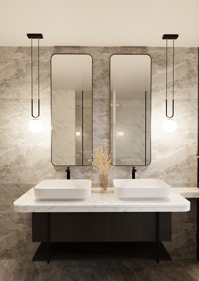 Lampa Wisząca GLAM 1 Czarny/Opal