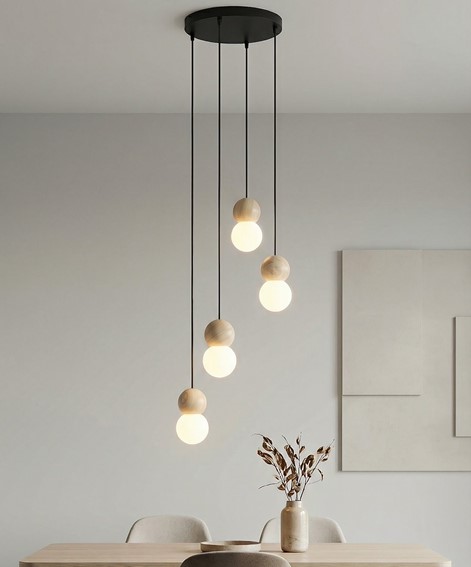 Lampa Wisząca LOOP 4 Czarny