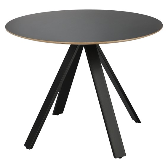 Stół MEZZANOTTE Fi60cm Czarny