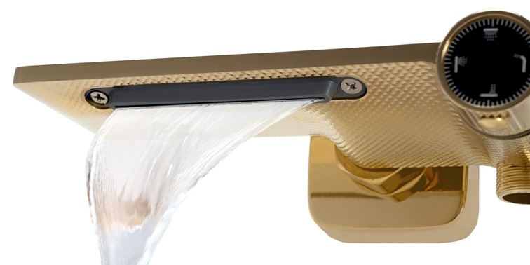 Zestaw Natryskowy HELIX Złoty