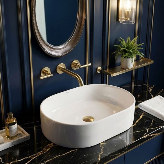 Umywalka Nablatowa NADIA 46 Biały