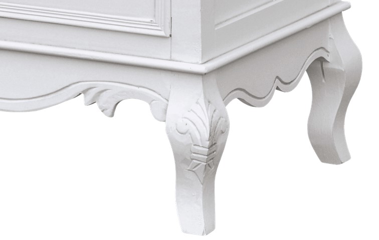 Szafka RIMINI WHITE RIW15 Biały/Brązowy