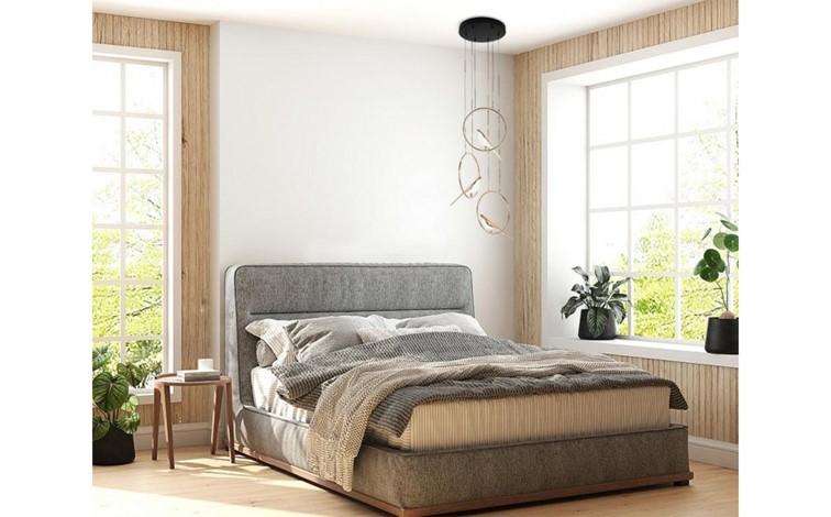 Lampa Wisząca BIRD DISC Złoty/Biały