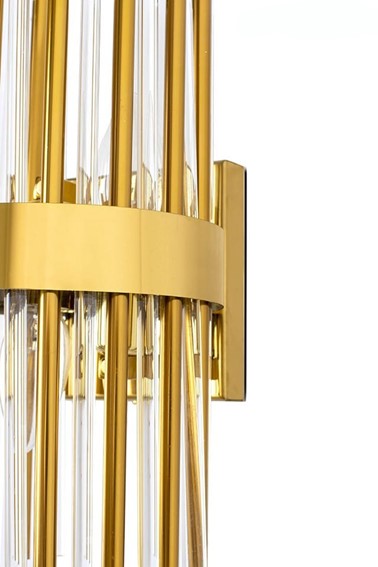 Lampa Ścienna GARDA Złota