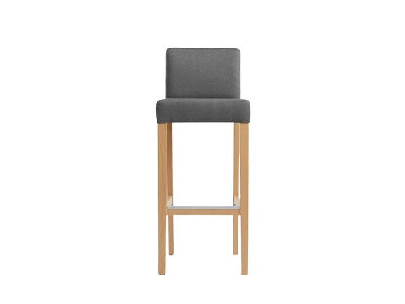 Stołek Barowy Wilton Bar 47x40x104 Stalowy/Naturalny