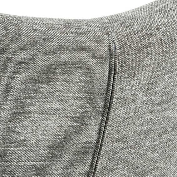 Fotel z Podnóżkiem TALGARTH Szary