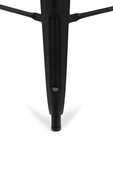 Krzesło Barowe TOWER BIG BACK 76 Czarny