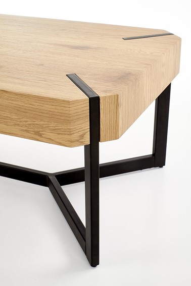 Ława LAVIDA Dąb Złoty/Czarny