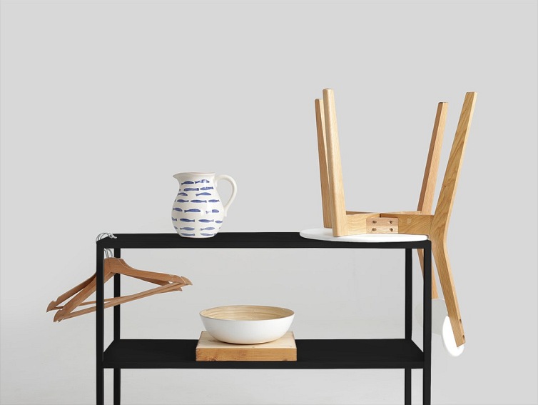 Regał Hyller Metal 100x35x75 Czarny